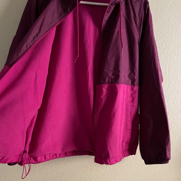 Columbia Women's Flash Forward Lined Windbreaker Jacket Pink/Purple Small - Picture 6 of 9